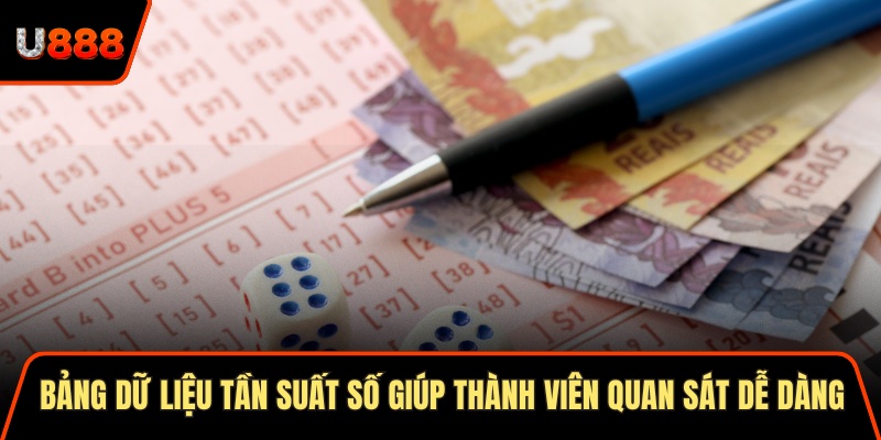 Bảng dữ liệu tần suất số giúp thành viên quan sát dễ dàng hơn